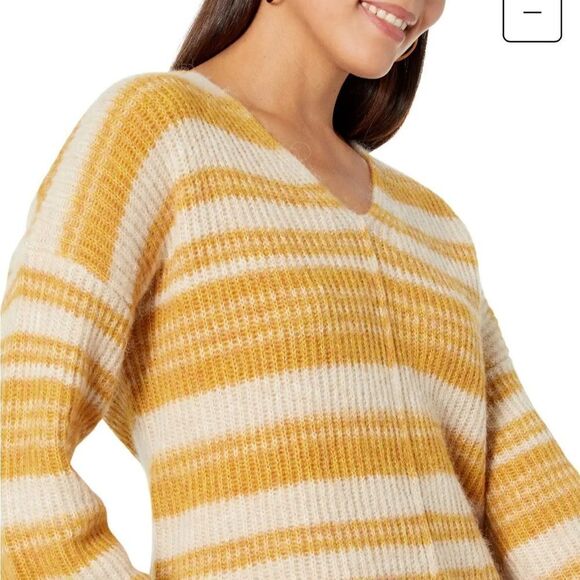 MADEWELL Space Dye Juniper V-Neck Pullover Sweater size M - Picture 3 of 9